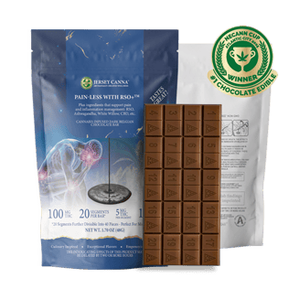 Pain Less w/ RSO+ [20pk] (100mg) by Jersey Canna