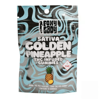 Golden Pineapple [10pk] (100mg) by Foxy Lady