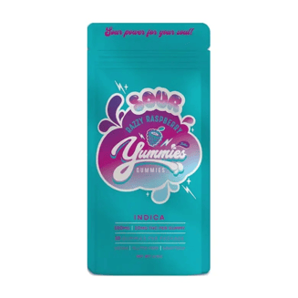Sour Razzy Raspberry [10pk] (100mg) by Yummies