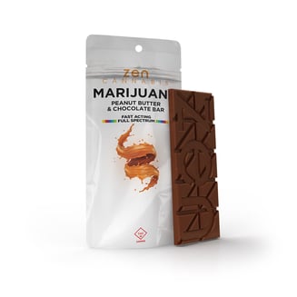 Peanut Butter & Chocolate Bar (250mg) by Zen Cannabis