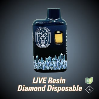 GMO x OG Kush (LIVE Resin) | Diamond Disposable | [1g] by Lighthouse Sciences