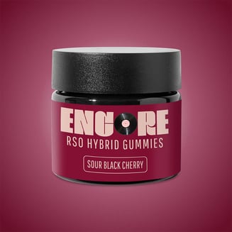 Sour Black Cherry RSO - Hybrid [10pk] (110mg) by Encore Edibles