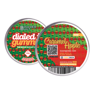 100mg - Caramel Apple #2287 - Rosin Gummies (10pk) by Dialed In Gummies