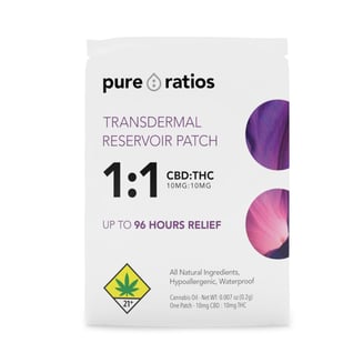 1:1 [1 patch] (10mg CBD/10mg THC) by Pure Ratios