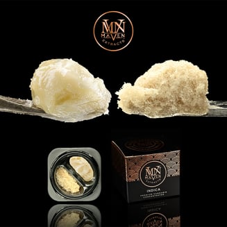 Umami Butter Cold Cured Live Rosin & 90u Ice Water Hash Duo by Maven