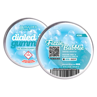 100mg - Fizzie Bubblie #2302 - Rosin Gummies (10pk) by Dialed In Gummies