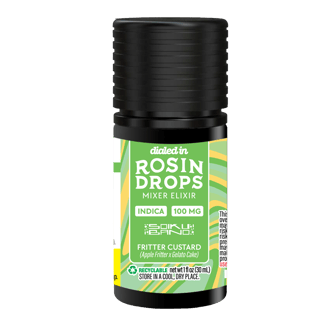 100mg - Fritter Custard - Rosin Drops by Dialed In Gummies