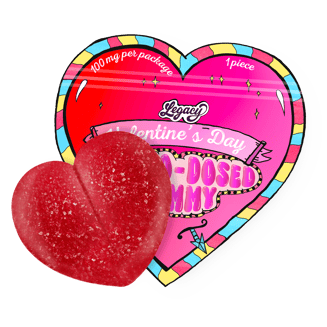 Valentine's Day Macro-Dosed Heart Gummy (100mg) by Legacy