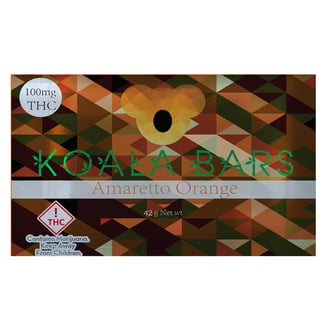 Amaretto Orange (100mg) by Koala Edibles