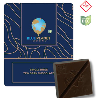 Dark Chocolate Bites | 5PK | [100mg] by Blue Planet