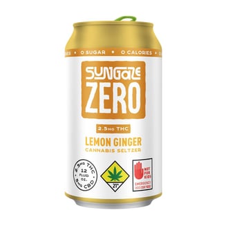 Sungaze Zero: Lemon Ginger [1pk] (5mg CBD/2.5mg THC) by Sungaze