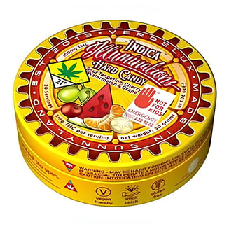 Hard Candy Illuminations Mixed Fruit Indica Edibles - 20pk 100mg THC by Verdelux