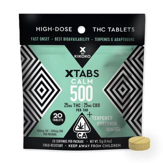 Calm [20pk] (500mg CBD/500mg THC) by KIKOKO