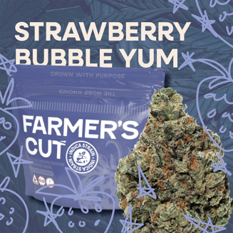 Strawberry Bubble-Yum by Farmer's Cut