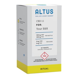 Balance 1:1 CBD:THC [20pk] (100mg CBD/100mg THC) by Altus