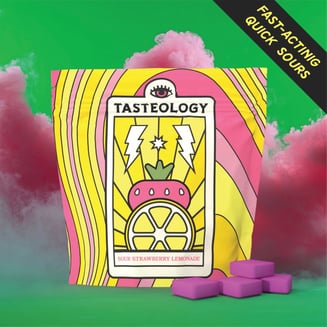 Sour Strawberry Lemonade [10pk] (100mg) by Tasteology