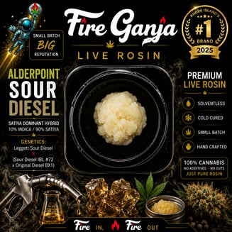 Alderpoint Sour Diesel [5g] by Fire Ganja