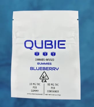 Blueberry [9pk] (90mg) by Qubie