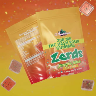 Jungle Juice Hash Rosin Zerds [5pk] (200mg) by Amnesia