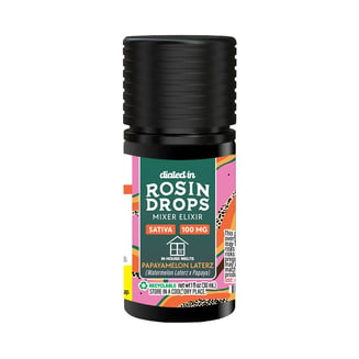 100mg - Papayamelon Laterz #546 - Rosin Drops by Dialed In Gummies