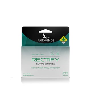 Rectify Suppositories [6pk] (30mg CBD/30mg THCa/60mg THC)