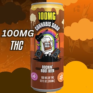 Old-School Root Beer (100mg) by HaHa Edibles