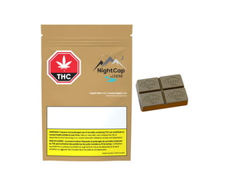 1:10:20 English Toffee Milk NightCap Chocolate (1mg THC/10mg CBN/20mg CBD) by Legend - CA