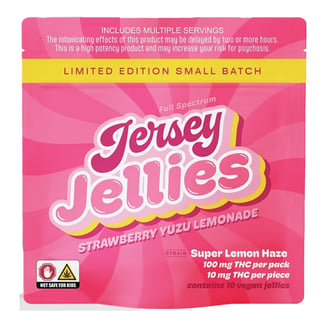 Strawberry Yuzu Lemonade [10pk] (100mg) by Jersey Jellies