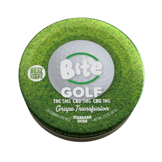 Golf - Grape Transfusion [20pk] (100mg THC/100mg CBD/20mg CBG) by Bite