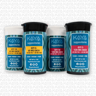 1:1 Suppositories [10pk] (300mg) by KAYA