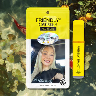 Yuzu Sherbet [1000mg] by Friendly Brand