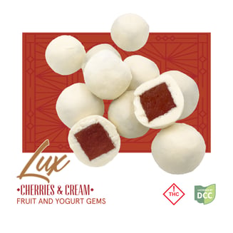 Cherries and Cream Fruit and Yogurt Gems | 110mg (10pk) by Lux