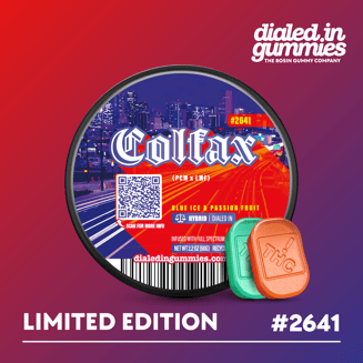 100mg - Colfax #2641 - Rosin Gummies (10pk) by Dialed In Gummies
