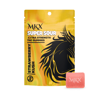 Super Sour Strawberry Kush [10pk] (200mg) by MKX Oil Co.