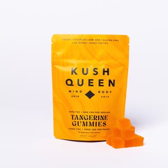 1:2 Tangerine [10pk] (50mg CBD/100mg THC) by Kush Queen