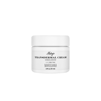 1:1 Sandalwood Recover Cream: (400mg CBD/400mg THC) by Mary's Medicinals