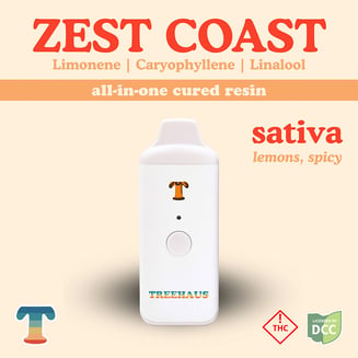 Zest Coast - Cured Resin AIO - 1g by Treehaus - Ohio