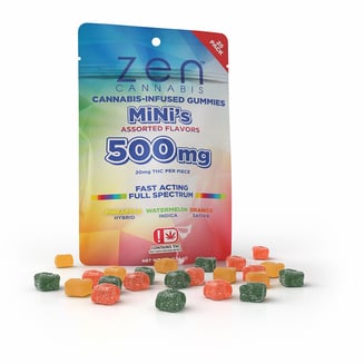 Assorted Flavor [25pk] (500mg) by Zen Cannabis