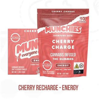 2:1 Cherry Energy [10pk] (100mg THC/50mg THCV) by Munchies