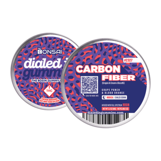 100mg - Carbon Fire #2327 - Rosin Gummies (10pk) by Dialed In Gummies