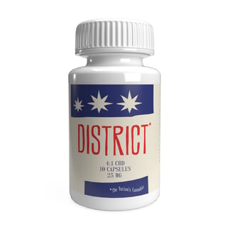 Capsules [10pk] (500mg THC) by District Cannabis