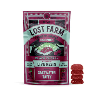 Black Cherry x Saltwater Taffy [10pk] (100mg) by Lost Farm