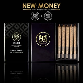 New Money Blended Pre-Roll 5-Pack (2.5g) by Maven
