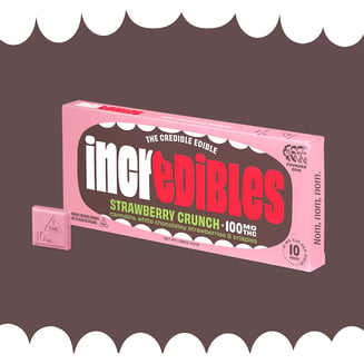 Strawberry Crunch Bar [10pk] (100mg) by incredibles