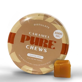 Caramel [10pk] (1000mg) by PURE Edibles
