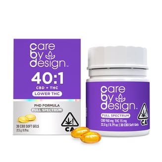 CARE BY DESIGN: CBD 40:1 [30pk] (960mg CBD/15mg THC)