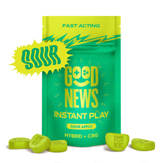 INSTANT PLAY Sour Apple [10pk] (100mg THC/50mg CBG)
