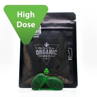 100mg THC Sour Apple [2pk] (100mg each/200mg total) by Organic Remedies