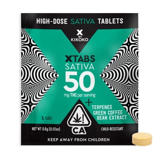 XTabs Sativa [1pk] (50mg)* by KIKOKO