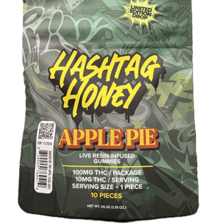 Apple Pie - Holiday Edition [10pk] (100mg) by Hashtag Honey